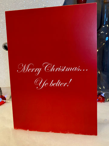 Christmas - 'Merry Christmas ye belter'